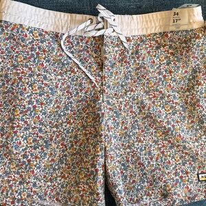 Floral Print Men’s Bathing Suit-New with Tags